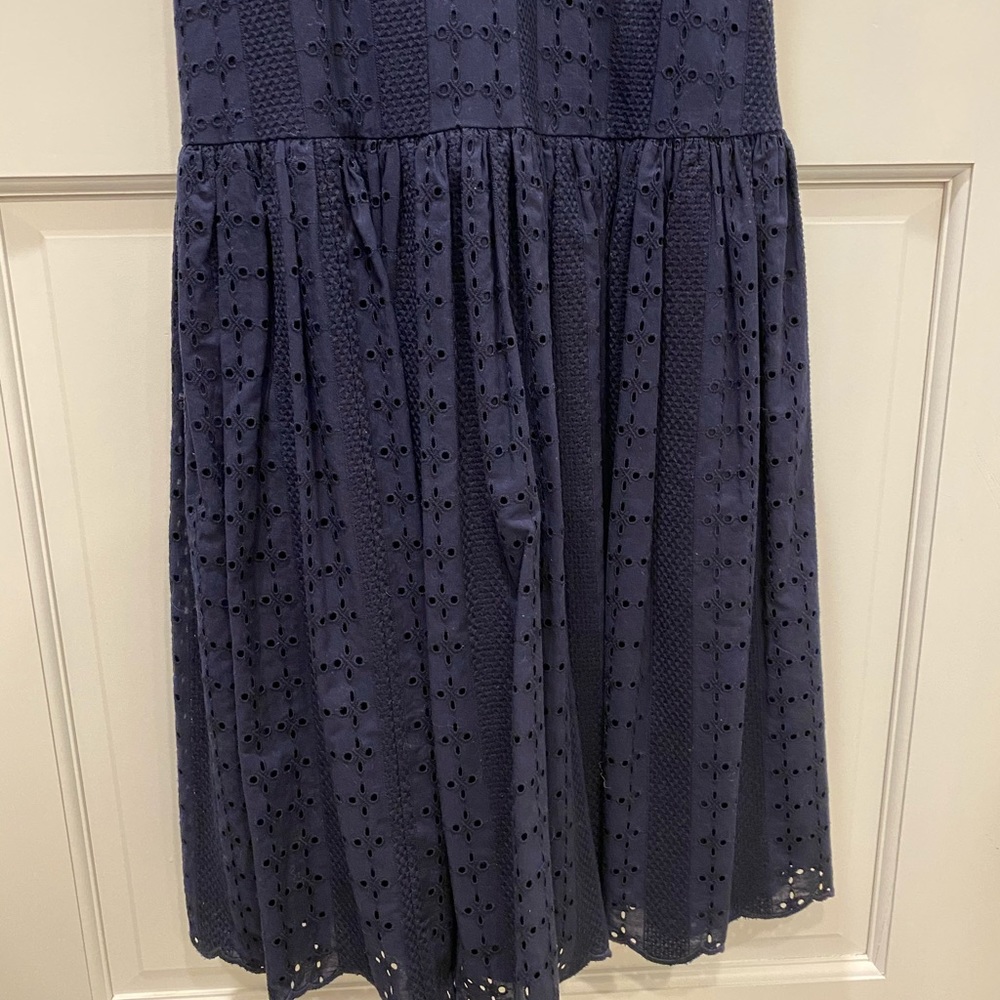 Eyelet detail 3/4 sleeve short dress JBJ1091 main image 0